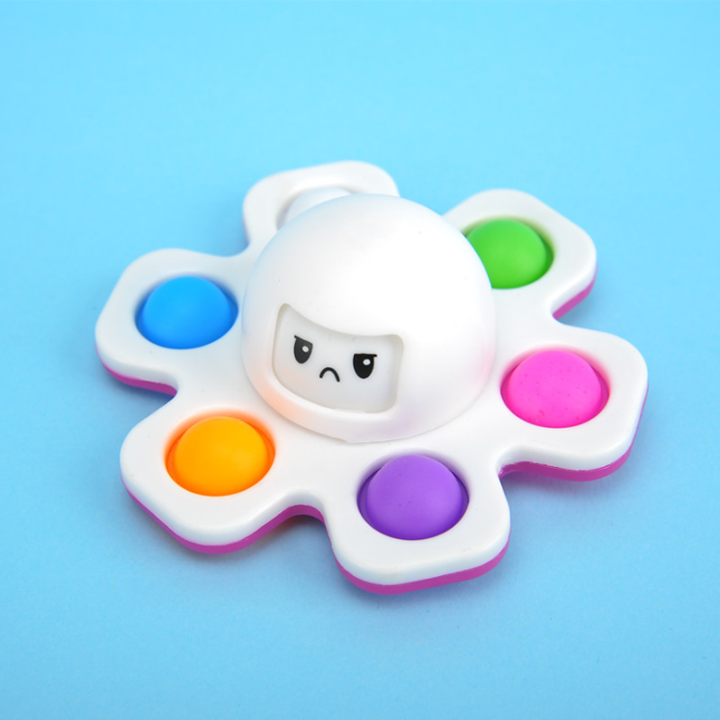 Octopus Push Pop Bubble Fidget Speelgoed Spinner