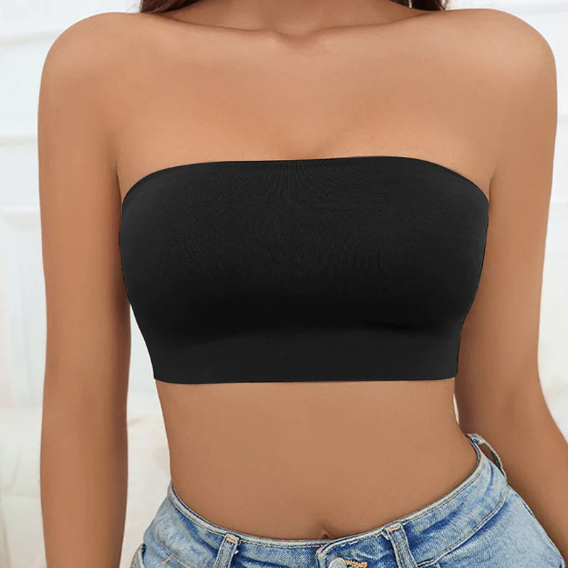 Antislip tube-bh voor dames zonder bandjes of voering