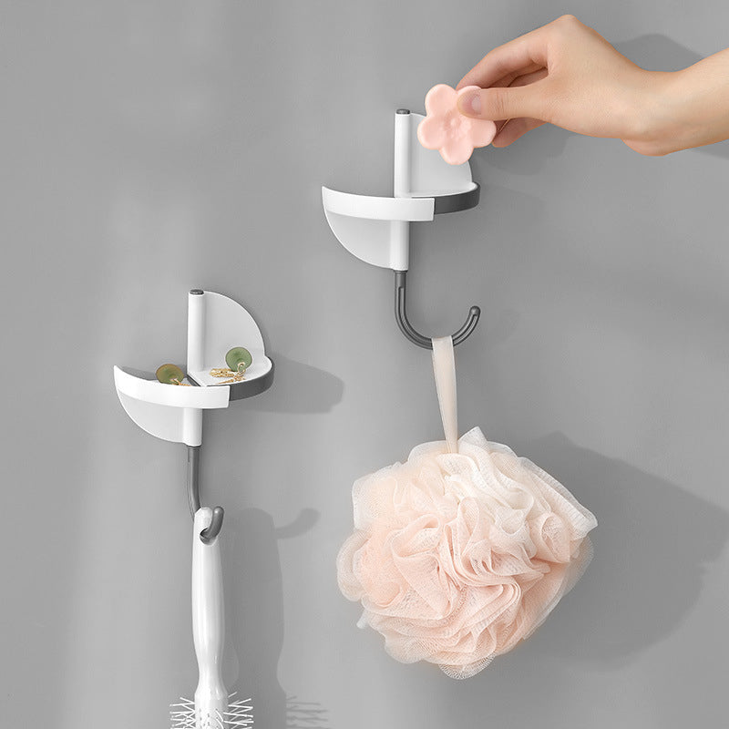 2-in-1 minimalistische boorloze haak voor keuken en badkamer