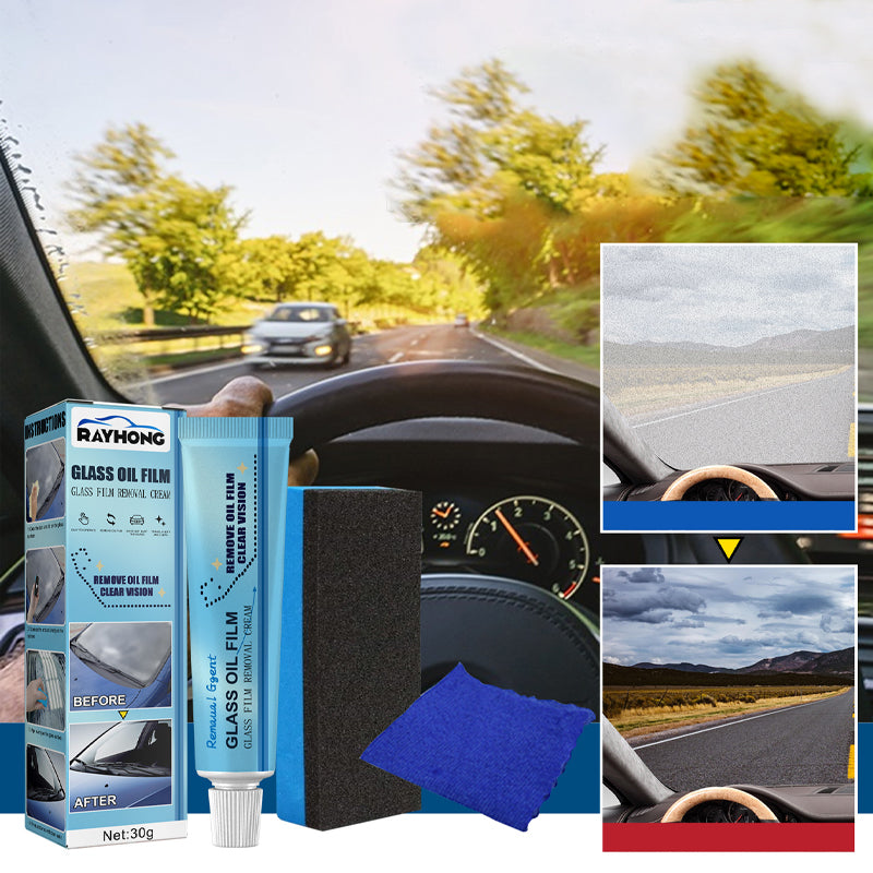 Auto glas olie film reiniger