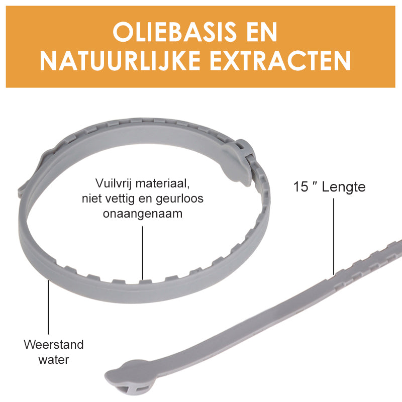 Pro Guard vlooien- en tekenhalsband voor honden