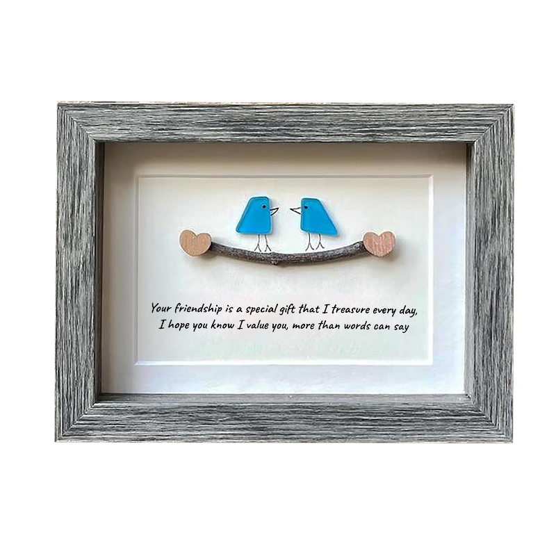 Vriendschapscadeau met zeeglasvogels