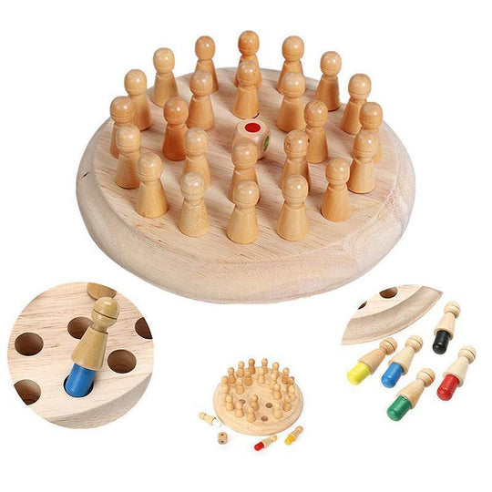 Houten Memory Match Stick Schaken