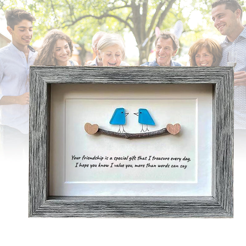 Vriendschapscadeau met zeeglasvogels