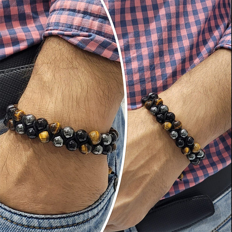 Dubbellaagse drievoudige beschermingsarmband