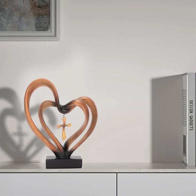 Pasen Jezus verstrengelde harten Kruis（Dit is een voorverkoopproduct en de voorverkooptijd is 7 dagen）