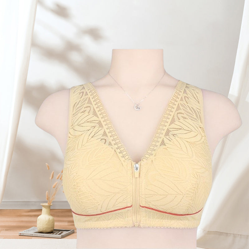 Out of stock - Kanten Ondergoed Met Ritssluiting Aan De Voorkant