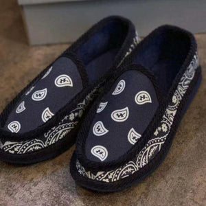 Platte schoenen met print