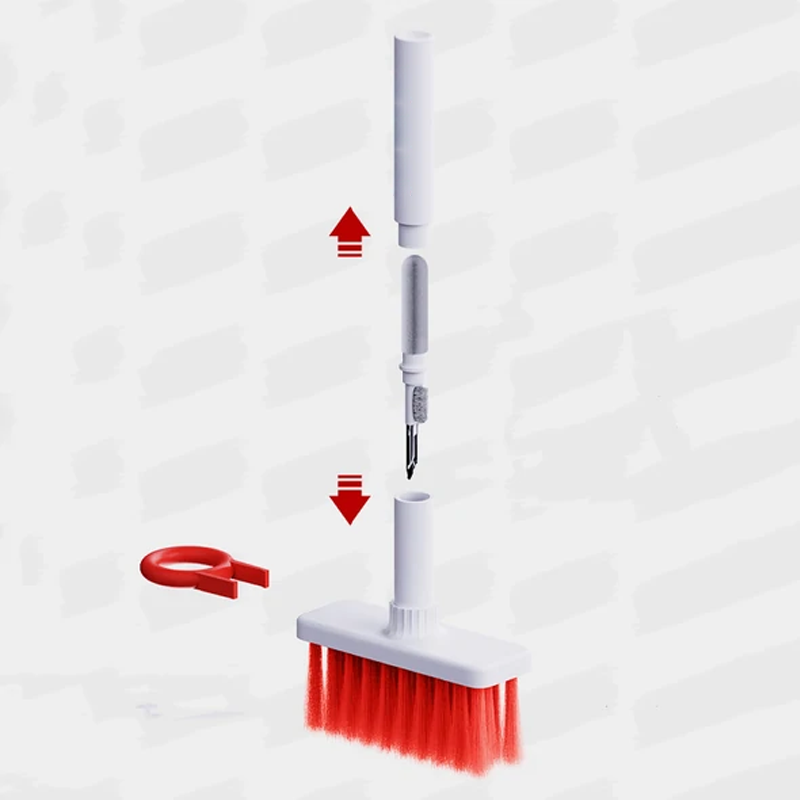 5 in 1 Toetsenbord Schoonmaak Zachte Borstel