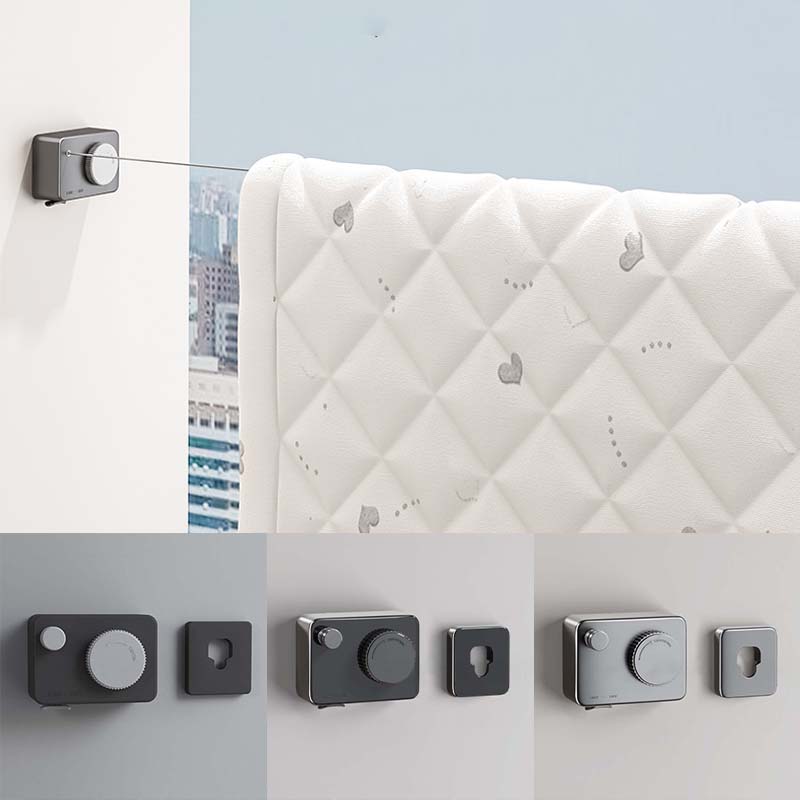 Onzichtbare intrekbare waslijn