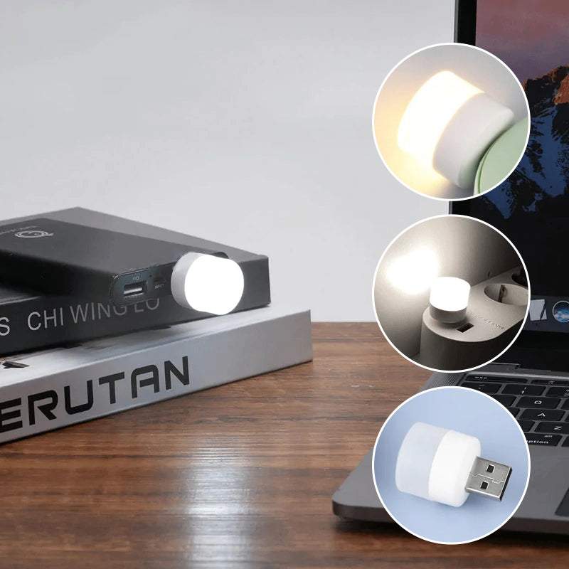 USB LED-oogbescherming Klein nachtlampje