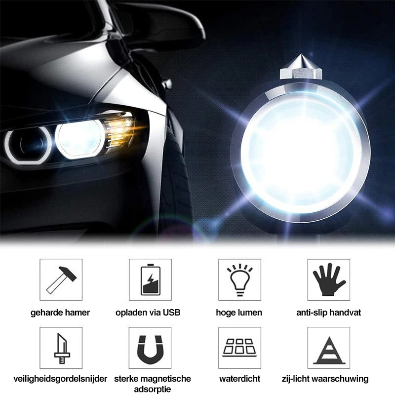 Veiligheid Hammer Glare-zaklamp