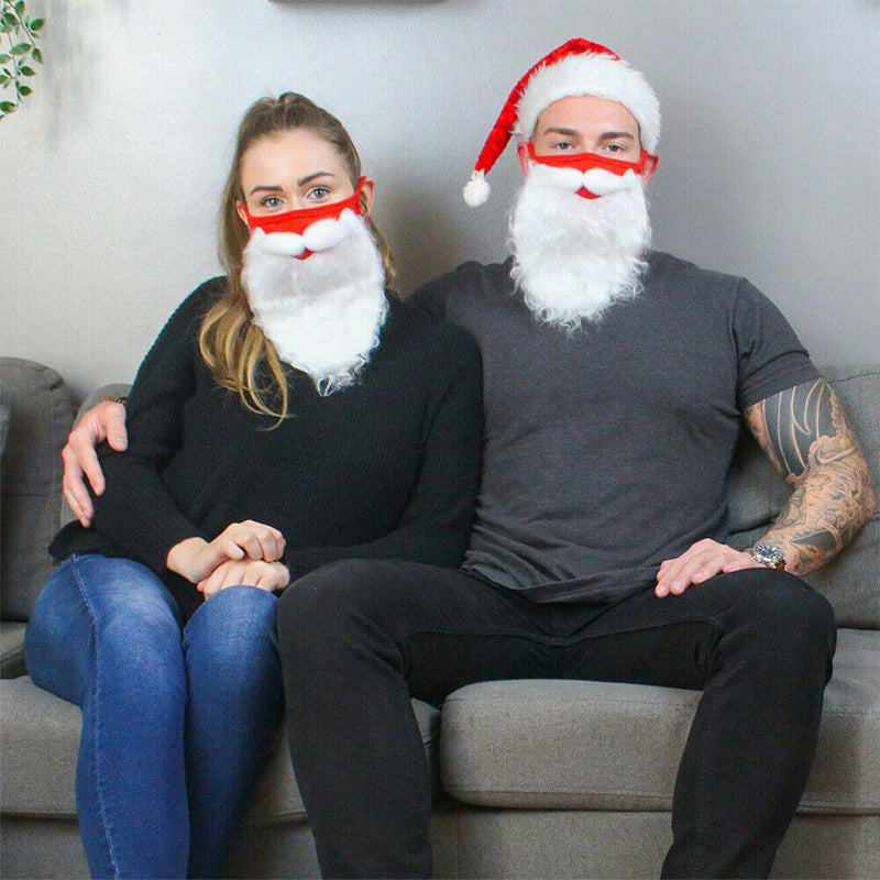 Gezichtsmasker van de Kerstman