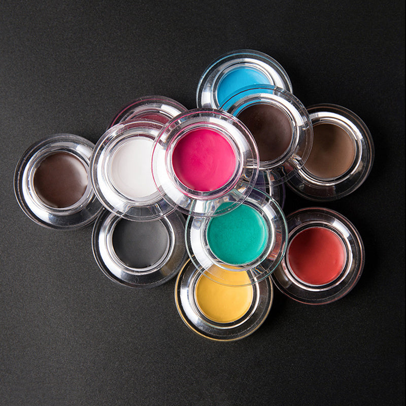 Multifunctionele vierkante wenkbrauwborstel en wenkbrauwcrème