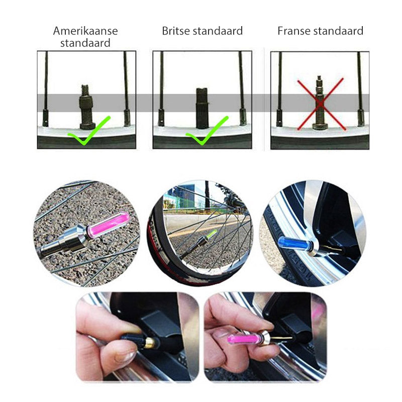 Premium LED Ventieldopjes Voor Wielen