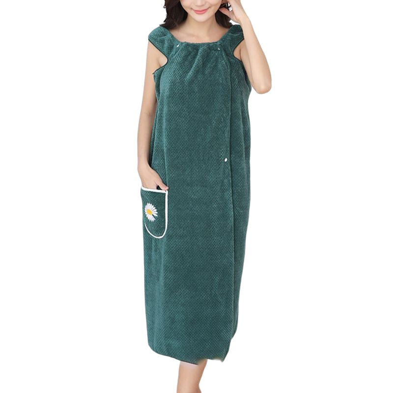 Sneldrogende absorberende water draagbare badjassen