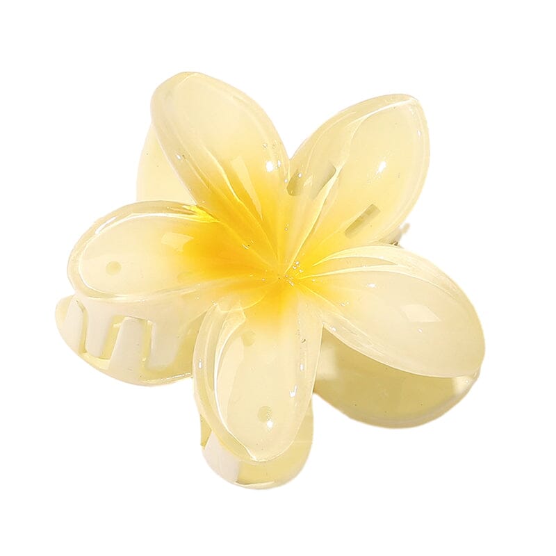 Haarclip met eierbloem
