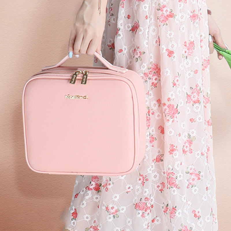 Make-uptas met LED-spiegel