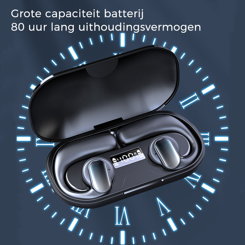 TWS draadloze digitale Bluetooth-oordopjes met beengeleiding