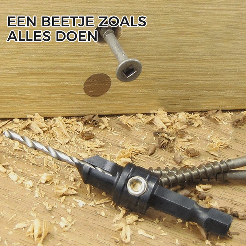 Verzinkboren (set van 5)