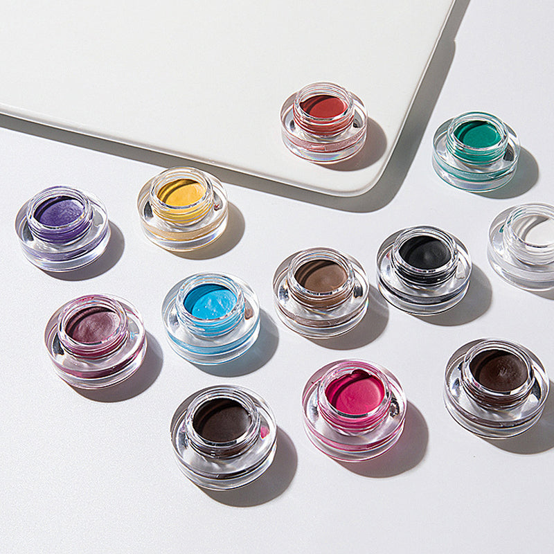 Multifunctionele vierkante wenkbrauwborstel en wenkbrauwcrème