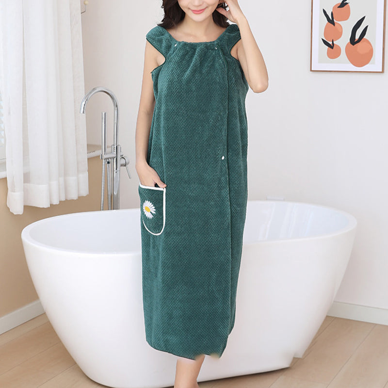 Sneldrogende absorberende water draagbare badjassen