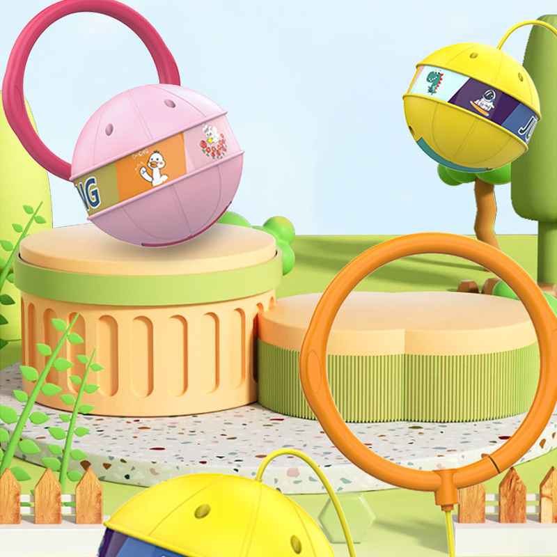 Gloeiende stuiterende bal