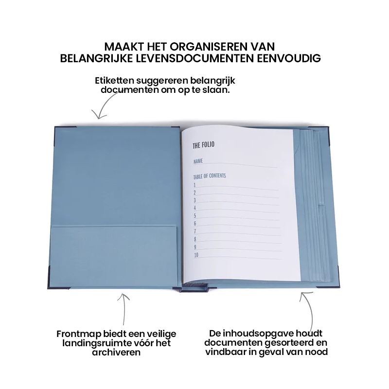 Binder voor het geval ik vermist word