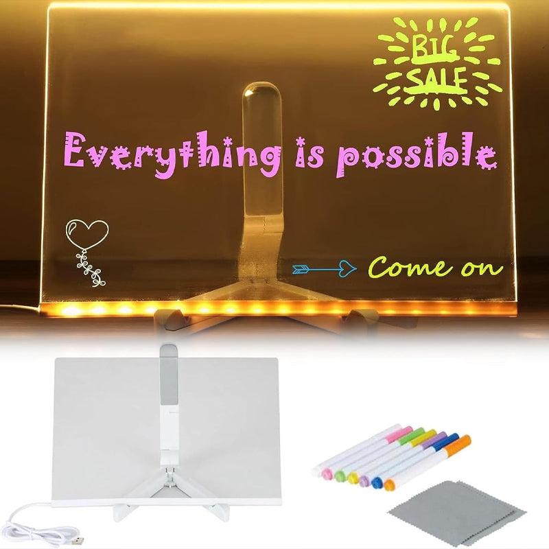 LED-notitiebord met kleuren