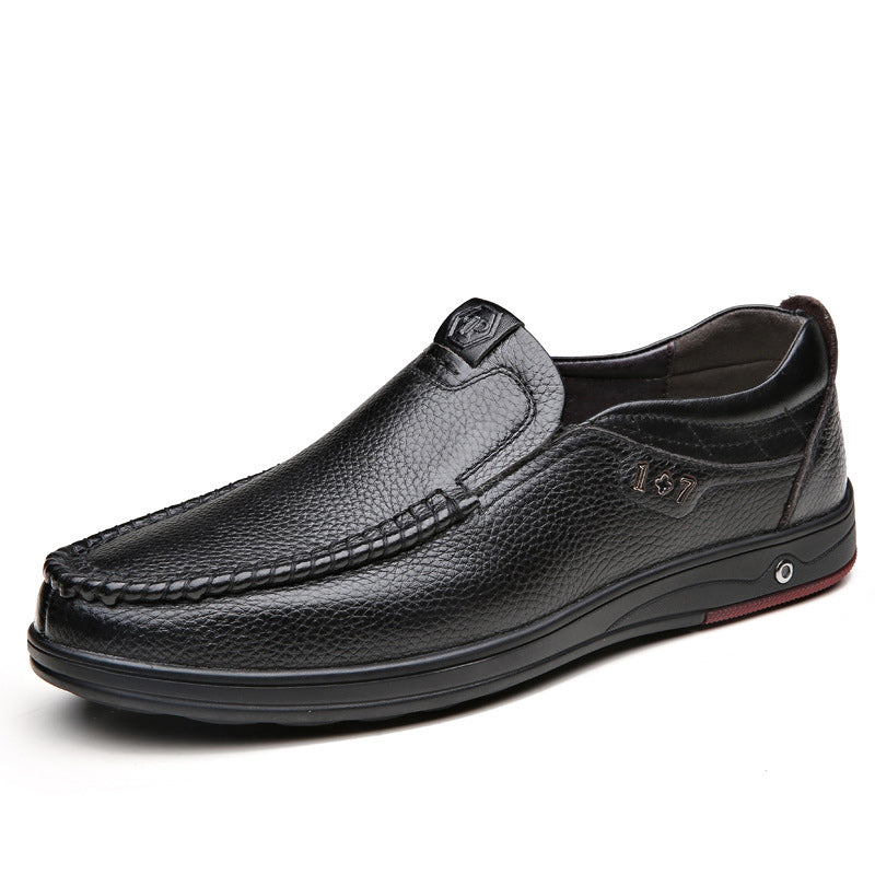 Loafers van echt leer met zachte binnenzool voor heren