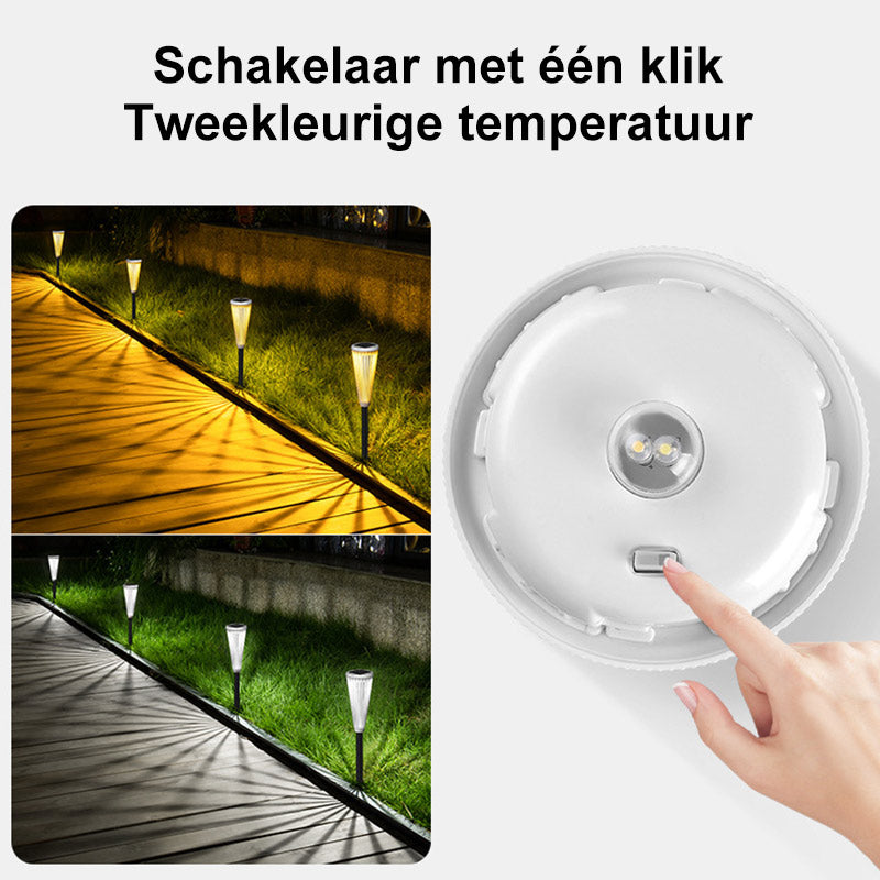 Solar Lights for Garden Paths (2pcs)