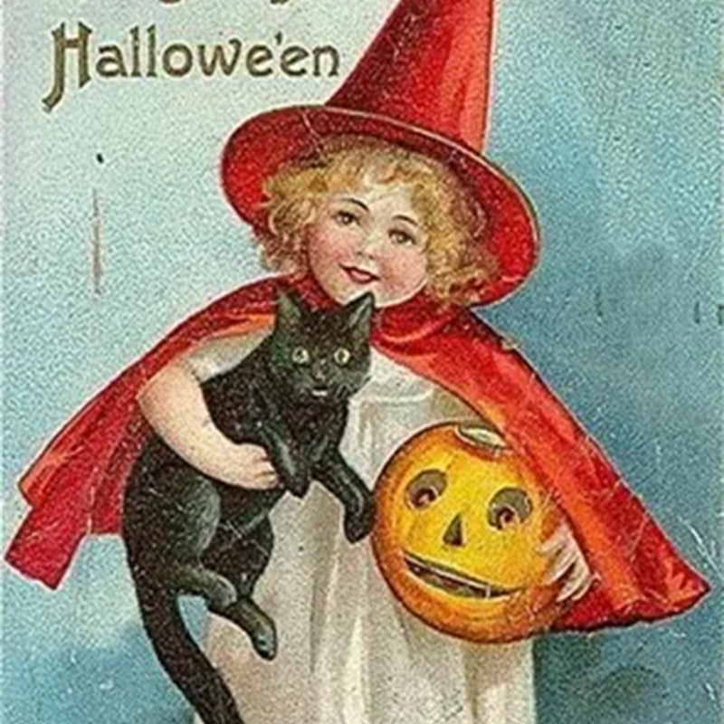 Vintage Halloween Ansichtkaarten set (24 stuks)