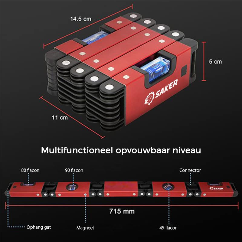 Multifunctioneel opvouwbaar niveau