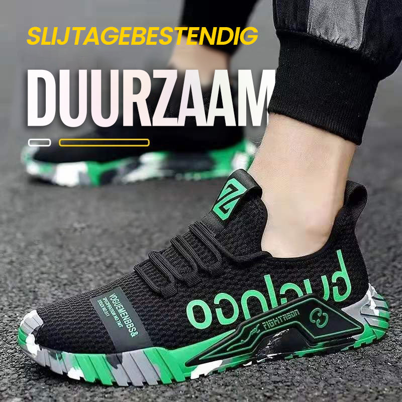 Ademende lichtgewicht sneakers met stalen neus