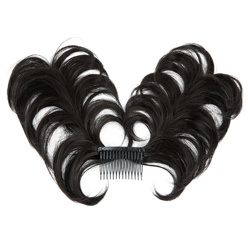 Moeiteloze elegantie zijkam met clip in haarknotje