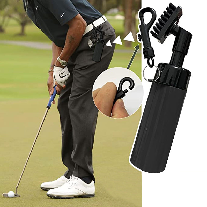 Groefborstel voor golfclubs