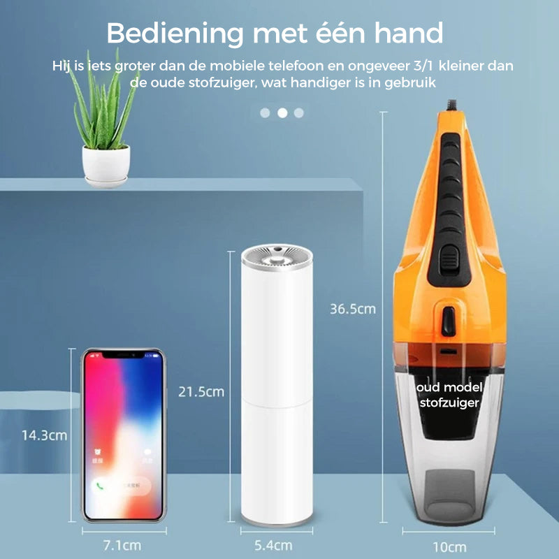 Handheld automatische stofzuiger