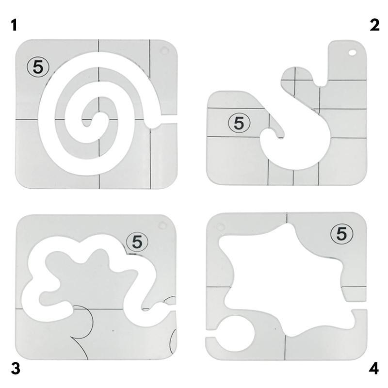 Binnenlandse acryl naailiniaal