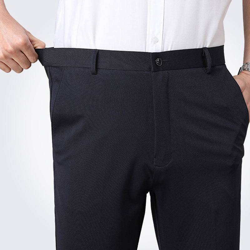 Klassieke herenbroek met hoge stretch