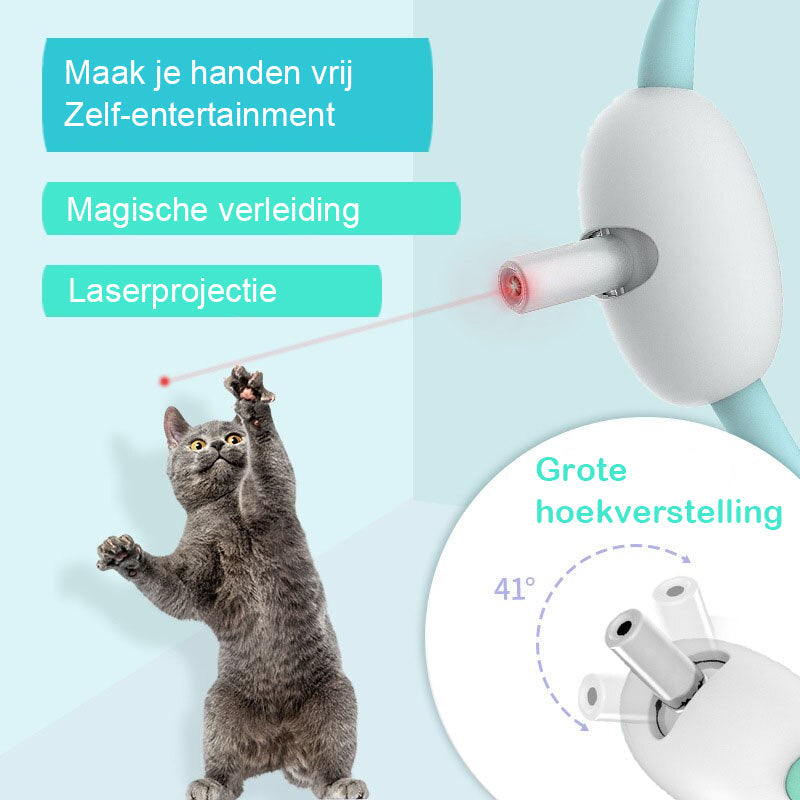 Draagbaar automatisch laserspeelgoed voor katten