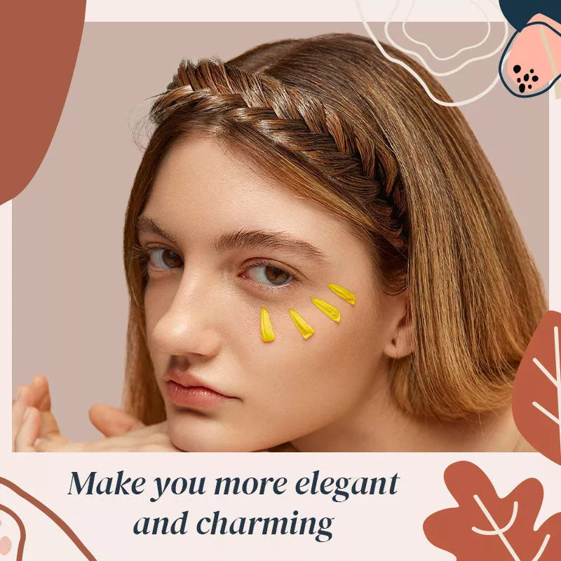 Pluizige visgraat pruik hoofdband