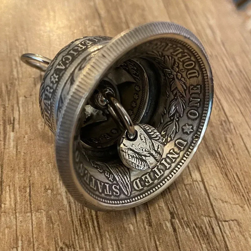 Morgan zilveren dollar bel