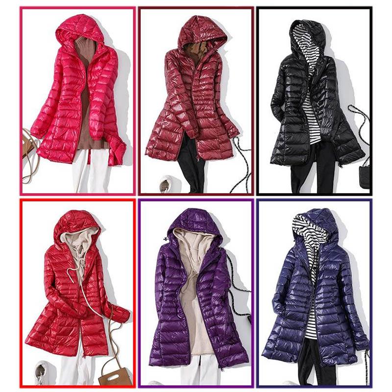 Lichtgewicht Mid-Length Jacket voor Vrouwen