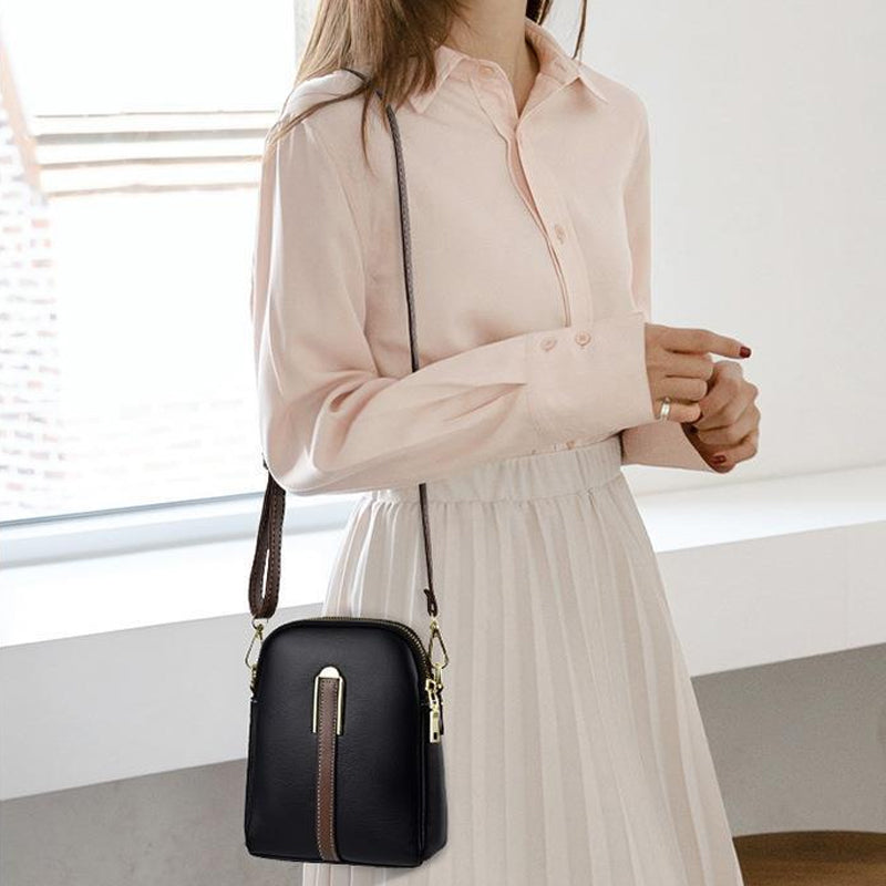 Lichtgewicht mini-crossbody-schoudertelefoontas