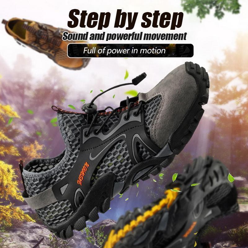 Outdoor wandelschoenen van ademend mesh