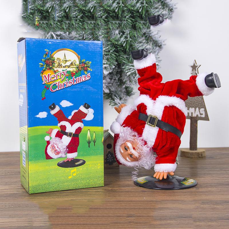 Grappige kerstman pop