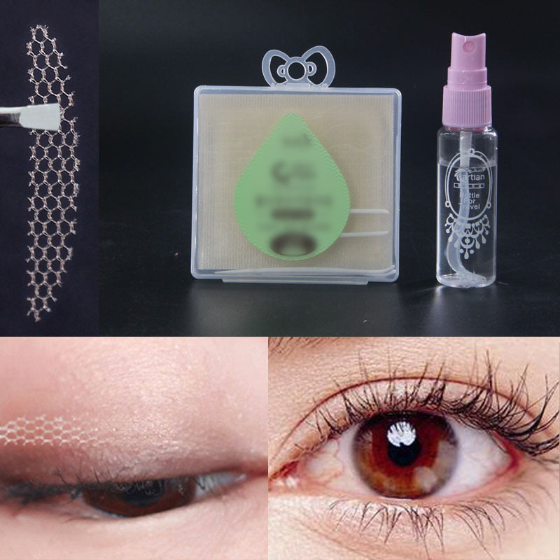 Onzichtbare dubbele ooglidstrips