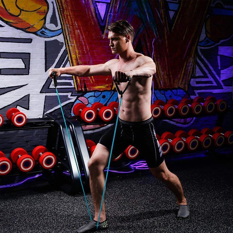 Weerstandsbuis met dubbele toon Zware kwaliteit oefenband voor stretching