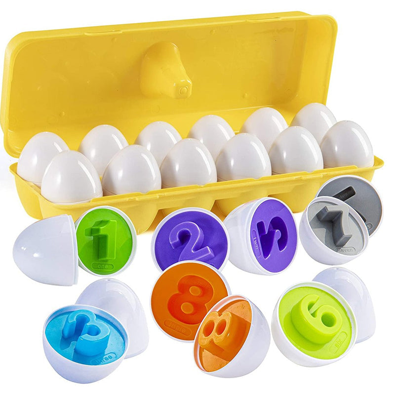 Kleur en vormen Bijpassende eierset