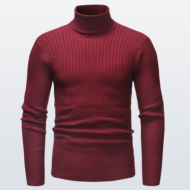 Men's Knitted Turtleneck Sweater